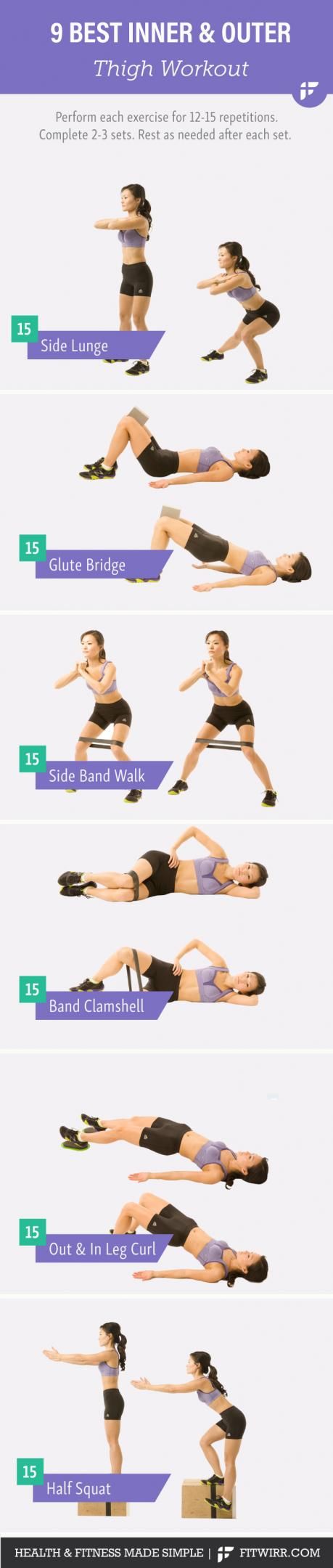 10+ Best Inner And Outer Thigh Exercises for Strong, Sculpted Legs